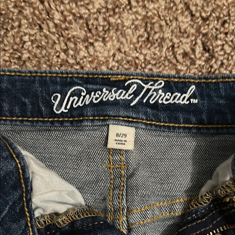 Universal Thread Blue Denim Pencil Skirt - Picture 3 of 4